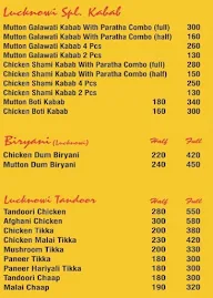 Lucknowi Kabab & Biryani menu 1