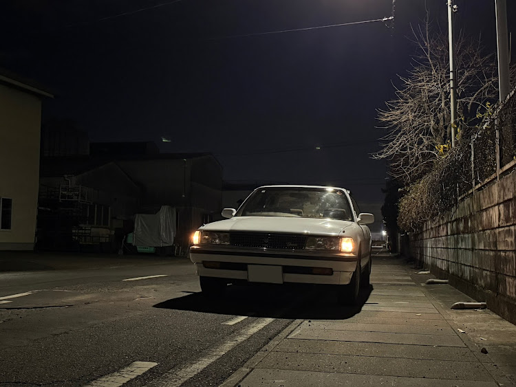 マークIIのローアングルショット・まだまだ寒い・ネオクラ・旧車に関するカスタム事例の投稿画像3枚目