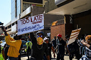 Artists protested outside the Department of Sports, Arts and Culture in Pretoria recently to hand over a memo of demands. These included making available the PESP report.