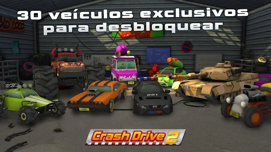 download Crash Drive 2: Racing 3D Game Apk Mod unlimited money