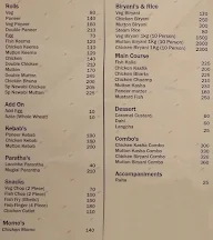 Hangla's menu 2