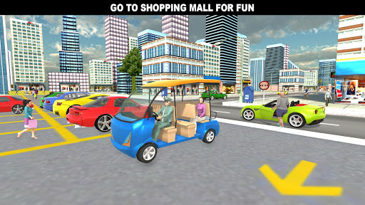 Shopping Mall Rush Taxi: City Driver Simulator