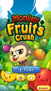 Monkey Fruits Crush (Mod Gems)