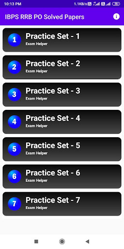 IBPS RRB PO  Clerk Practice Set