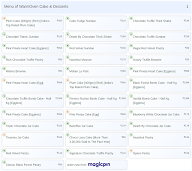 WarmOven Cake & Desserts menu 1