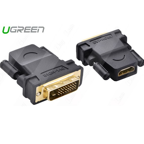 Đầu Chuyển Đổi Dvi Sang Hdmi, Otg Dvi To Hdmi Chính Hãng Ugreen 20124