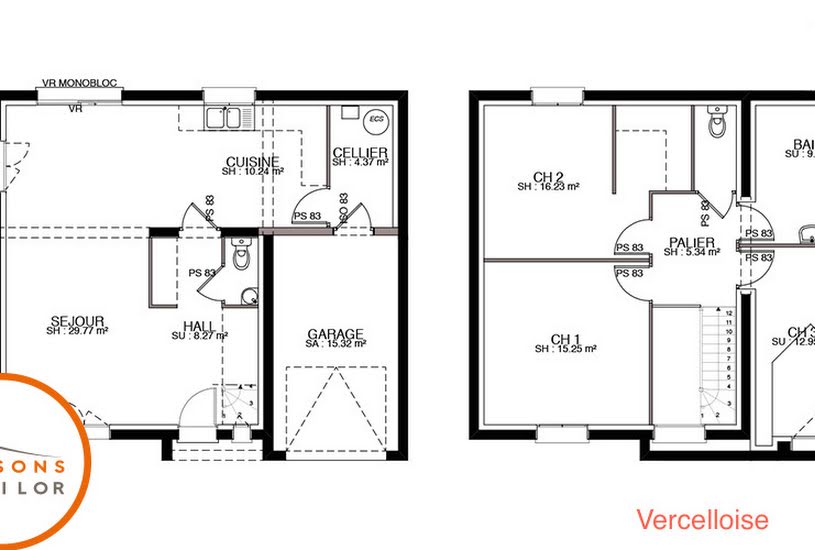  Vente Terrain + Maison - Terrain : 1 350m² - Maison : 119m² à Savigny-lès-Beaune (21420) 