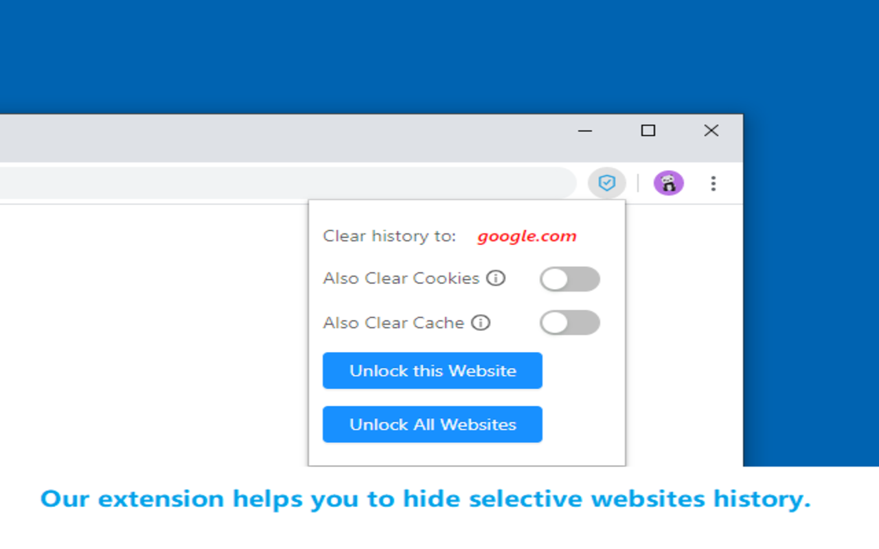 Hide Me: Automatically Cleans History Preview image 0