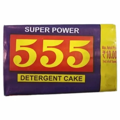 555 Super Power Detergent Bar - 115 gm