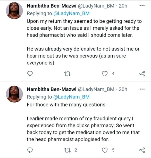 Nambitha Ben-Mazwi's Twitter thread