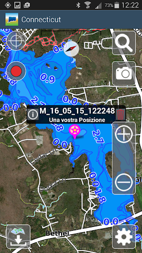 Aqua Map Connecticut Lakes GPS