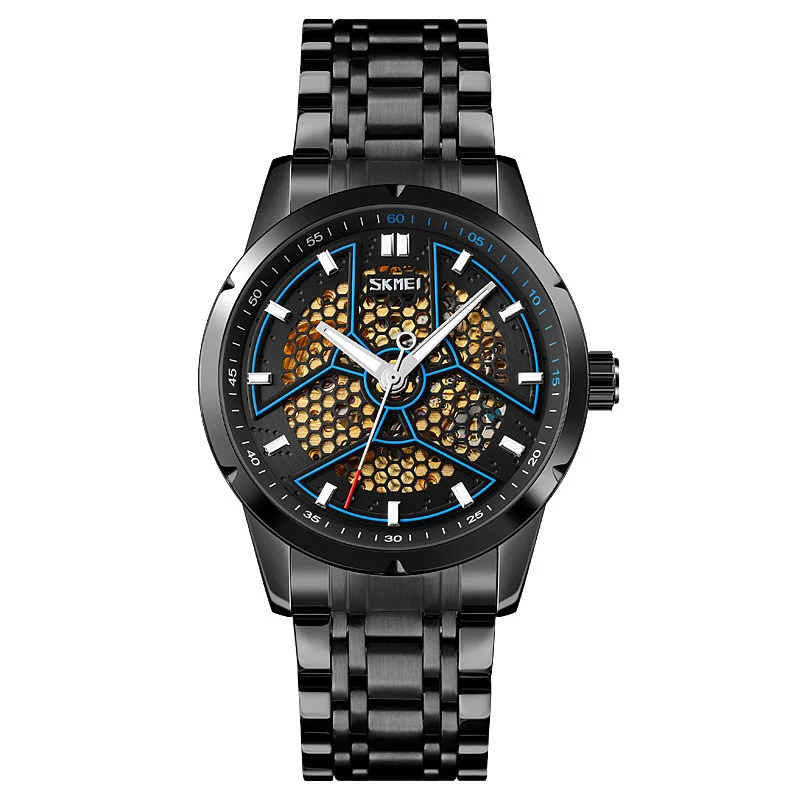 Montre Mécanique Squelette Automatique Homme Honeycomb Créative. Élégance et précision réunies. Design unique et fonctionnalité exceptionnelle.