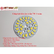 Chíp Led Đèn Âm Trần 7W 3 Màu, 3 Chế Độ Màu, Phi 50Mm, Vnled.vn