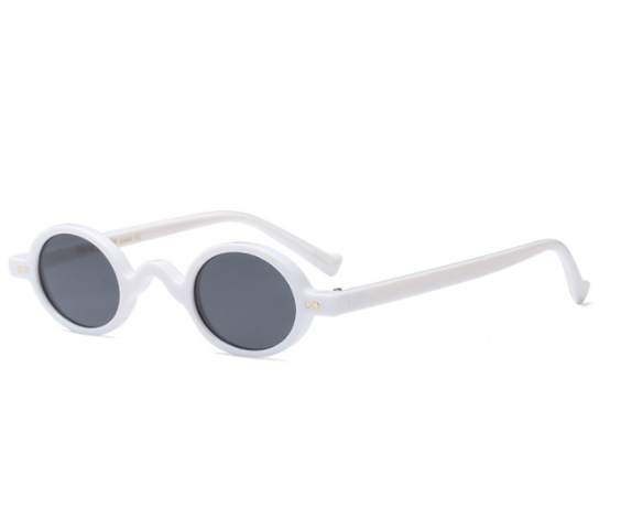 Lunettes de soleil ovales rétro pour hommes, imprimé léopard