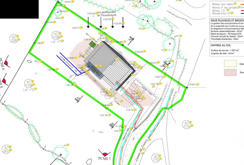  Vente Terrain à bâtir - 1 237m² à Saint-Martin-Vésubie (06450) 