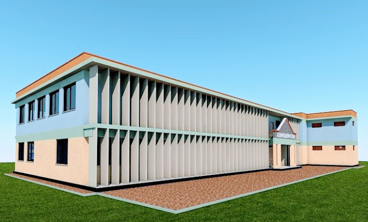 An artist's impression of proposed radiotherapy center in Kisumu