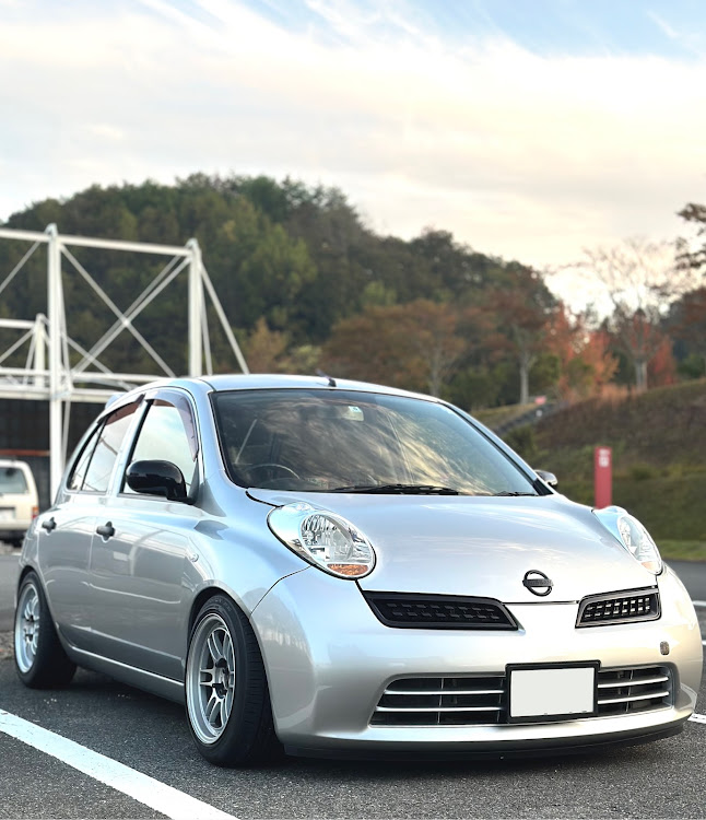 マーチのRPF1は良いぞ・ハイオク仕様・エンケイRPF1RS・エンケイRPF1に関するカスタム事例の投稿画像1枚目