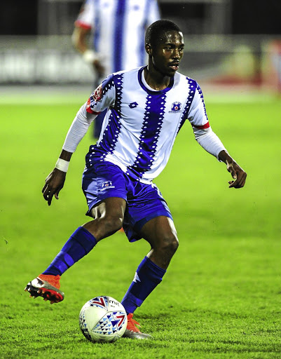 Bandile Shandu's confidence is elevated after his goal against Celtic. / Gerhard Duraan / Gallo Images