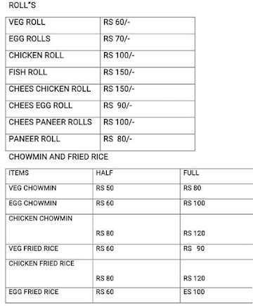 Aadya Kitchen menu 