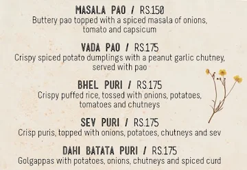 Rustom's Parsi Bhonu menu 