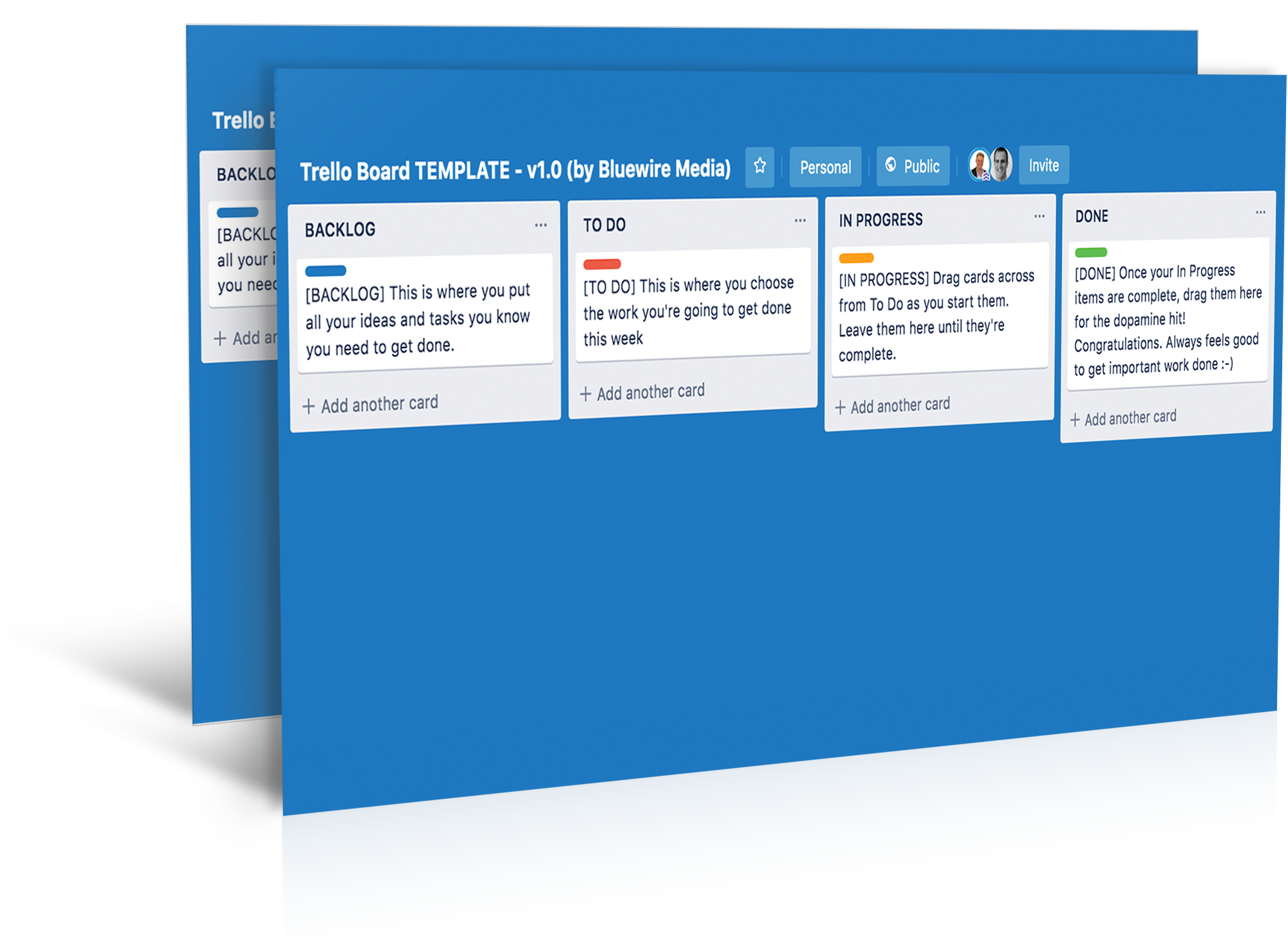 business plan of action trello