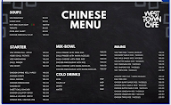 West - Town - Cafe menu 1