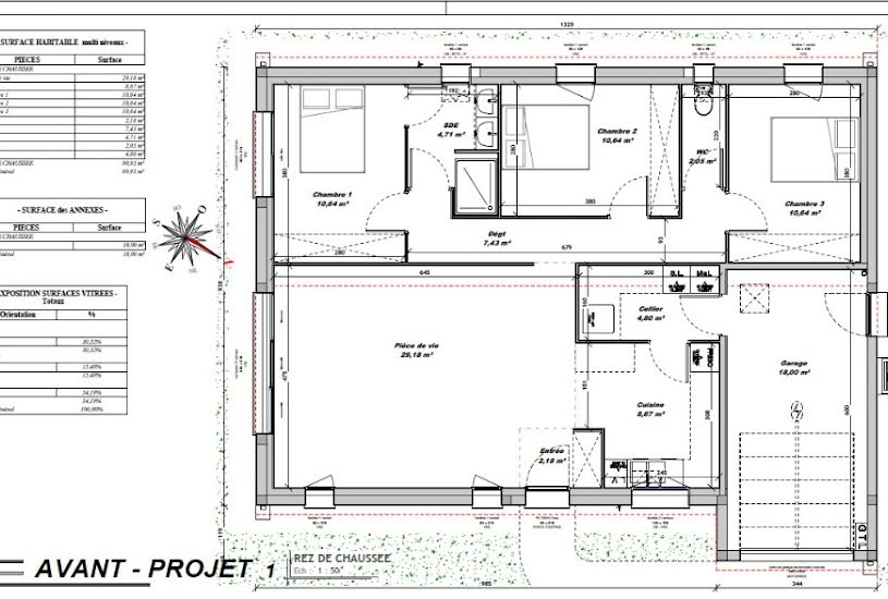  Vente Terrain + Maison - Terrain : 1 004m² - Maison : 90m² à Aujac (17770) 