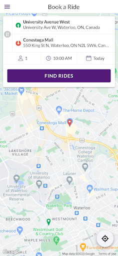 Screenshot The M - Microtransit