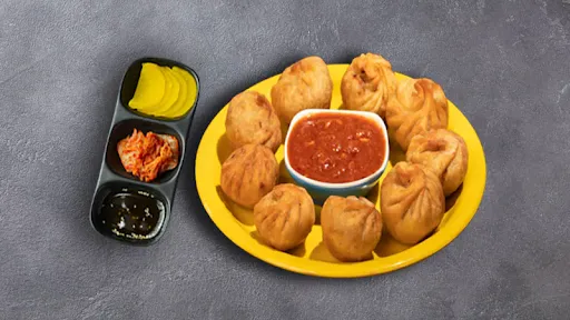 Veg Fried Momos With Choice Of Soup