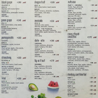 Drunken Monkey menu 1