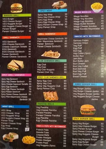 City Cafe menu 