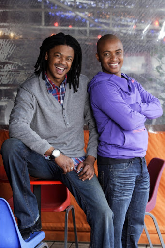 Generations actors Zolisa Xaluva and Thami Mngqolo. File photo