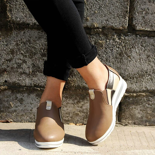 Title 8, Plus Size Womens Wedge Heel Platform Loafers f...