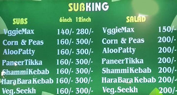 SubKing menu 