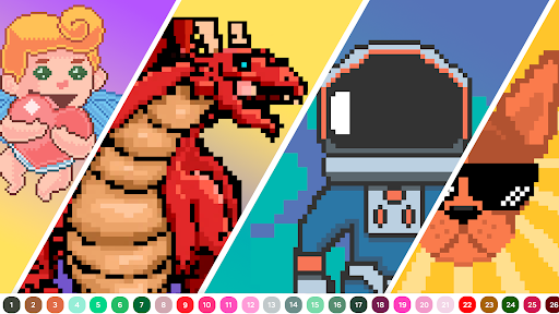 Screenshot Pixel Art - Coloring Games