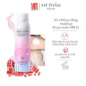 Kem Xịt Chống Nắng Dưỡng Trắng Da, Che Khuyết Điểm Maycreate Moisturizing Spray 150Ml