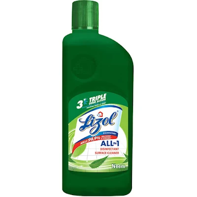Lizol Disinfectant Surface & Floor Cleaner Liquid - Neem, Kills 99.9% Germs - 500 ml