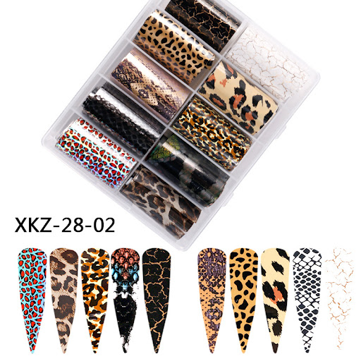 Title 3, Nail Leopard Star Transfer Paper Create Stunnin...
