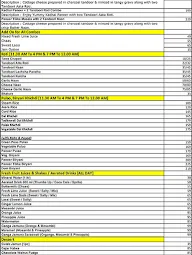 The Healthy Tiffin Co. menu 2