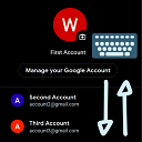 Switch between Multiple Google Accounts chrome extension