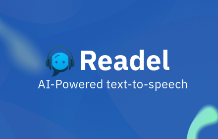 Readel: AI Text-to-Speech small promo image