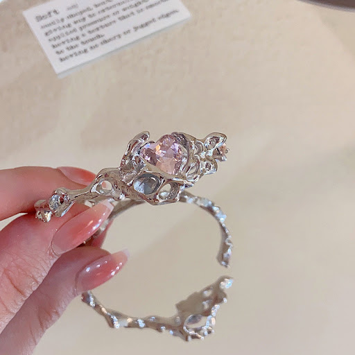 Title 3, Cold Sweet Cool Irregular Heart Bracelet. A ref...