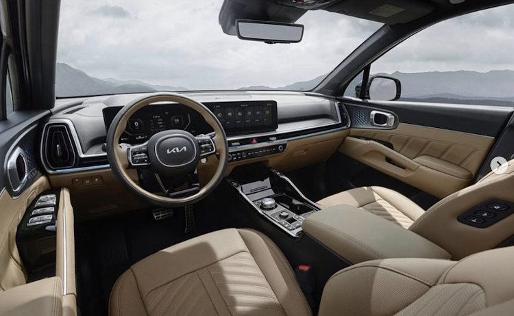 Revised interior gets a larger touchscreen infotainment system.
