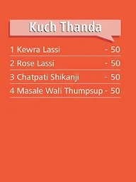 Chatora Singh menu 5