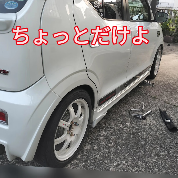 アルトワークスのタイヤローテーション・タイヤローテーション作業・タイヤ ローテーション・セルフ タイヤローテーション・タイヤ交換しぶりに関するカスタム事例の投稿画像3枚目