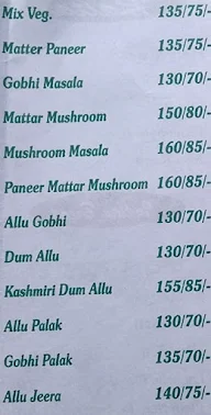 Vinayak Restaurant menu 2