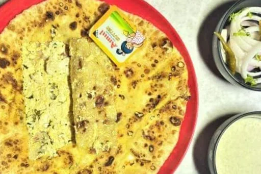 2 Malai Paneer Onion Tawa Paratha