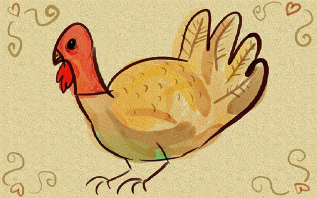 Thanks Giving Turkey Slide chrome extension