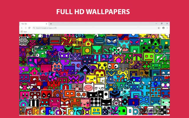 Geometry Dash Wallpapers and New Tab