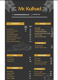 Mr. Kulhad menu 5